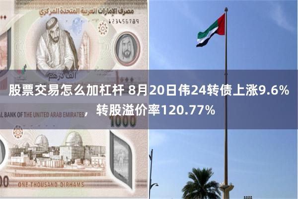 股票交易怎么加杠杆 8月20日伟24转债上涨9.6%，转股溢价率120.77%