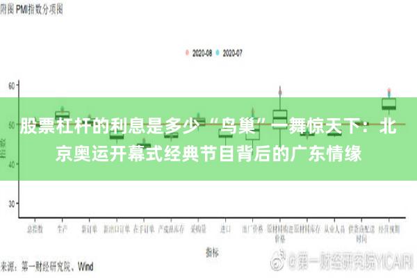 股票杠杆的利息是多少 “鸟巢”一舞惊天下：北京奥运开幕式经典节目背后的广东情缘